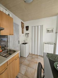 Η κουζίνα ή μικρή κουζίνα στο Apartment Center Koper