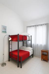 a rendering of a bedroom with a bunk bed at EDISÓN 81 Unidades de renta habitacional in Morelia