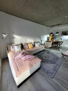 Ένα ή περισσότερα κρεβάτια σε δωμάτιο στο Departamento de mar- UF5-La Reserva Almarena