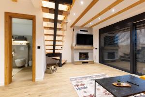 Ruang duduk di Bjelašnica Lodges