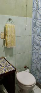 Ένα μπάνιο στο Casa de temporada