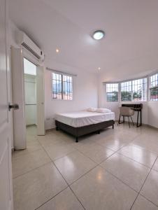 Postel nebo postele na pokoji v ubytování Habitaciones Privadas en Memories Flowershop - Colonia Escalón, Plaza Futura