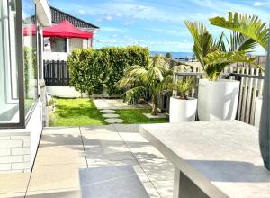 Κήπος έξω από το Deluxe Downtown Mount Maunganui