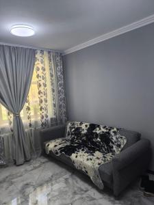 巴蒂Miledi的带沙发和窗户的客厅