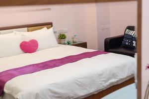 Katil atau katil-katil dalam bilik di Good Mood Cottage