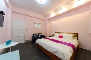 Katil atau katil-katil dalam bilik di Good Mood Cottage