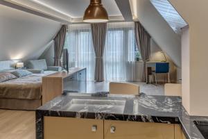Posteľ alebo postele v izbe v ubytovaní Villa Wierchy