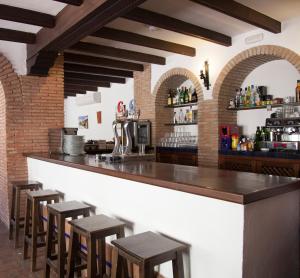 Loungen eller baren på Hospedería Convento de Santa Clara