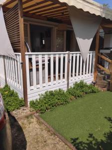 Zahrada ubytování MOBIL HOME l'IRIS
