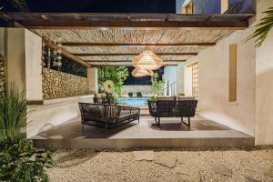 Χώρος καθιστικού στο Andara Villa Bali