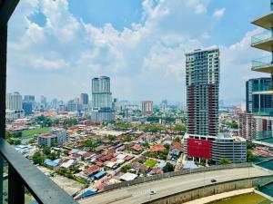 Nespecifikovaný výhled na destinaci Kuala Lumpur nebo výhled na město při pohledu z apartmánu