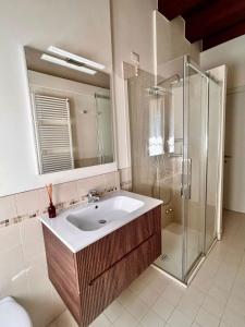 Koupelna v ubytování Casa Baldi