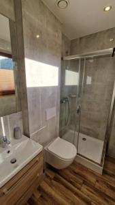 Koupelna v ubytování Pieniny Comfort