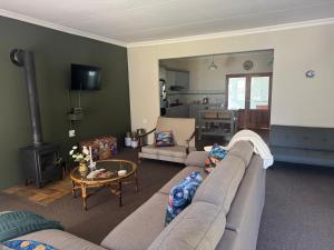 Χώρος καθιστικού στο De Trout Huis Guesthouse