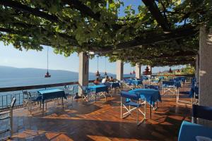 Hotel Palazzina tesisinde bir restoran veya yemek mekanı