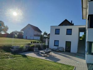 Κήπος έξω από το Ferienwohnung Waldlichtung