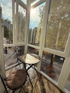 Балкон или терраса в City Center apartment at Soborna