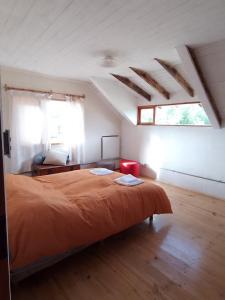 Postel nebo postele na pokoji v ubytování Akira Cabañas + 3 fotografie