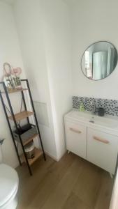 Koupelna v ubytování Petite maison
