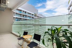 Μπαλκόνι ή βεράντα στο The Sóng Apartment Vũng Tàu - By Dina Nguyen