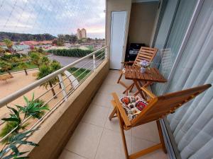 Rõdu või terrass majutusasutuses Depto Laguna Vista Algarrobo