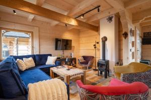 TV a/nebo společenská místnost v ubytování WillaTritri 2 Butikowy dom wakacyjny