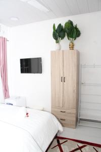 Postel nebo postele na pokoji v ubytování Fathikoyhe