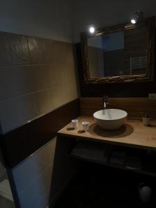 Koupelna v ubytování Chambre d'Hôtes Ty Men