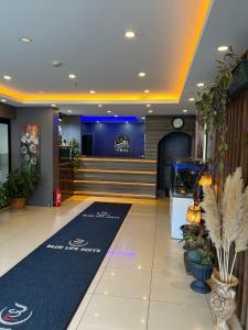a lobby of a hotel with a check in counter at 216 Blue Life in Istanbul +10 photos