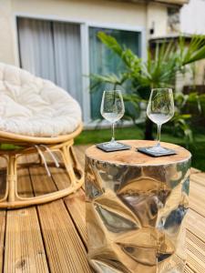Nápoje v ubytování Latelier BySmith Loft design jardin Spa