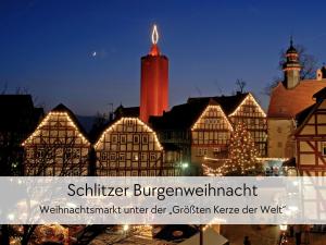 Un certificado, premio, letrero u otro documento en GRÄFIN AMALIA - Apartment in der Hinterburg in Schlitz - direkt an der "Größten Kerze der Welt" - 2 Schlafzimmer - mit Aufzug, Parkplatz, E-Ladestation & Garten - Hunde willkommen 30 fotos más