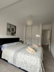 Postel nebo postele na pokoji v ubytování Exclusive Vista Bristol + 17 fotografií