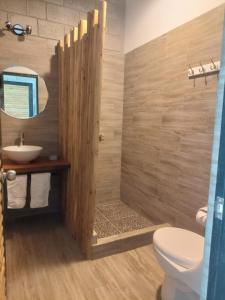 Koupelna v ubytování Vichayito Casa Wiñay