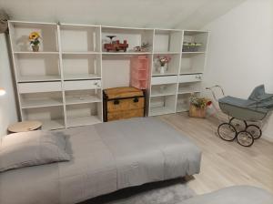 Postel nebo postele na pokoji v ubytování Au fils des Saisons