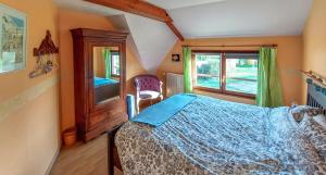 Katil atau katil-katil dalam bilik di Beautiful Home in Saigneville