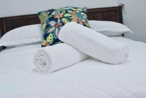 Postel nebo postele na pokoji v ubytování Kilian