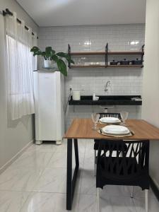 Dapur atau dapur kecil di Residencial Magalhães