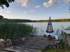 Landskap semula jadi dekat dengan rumah percutian