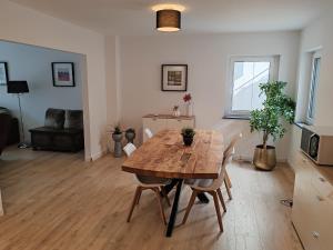 Χώρος καθιστικού στο Moderne Ferienwohnung