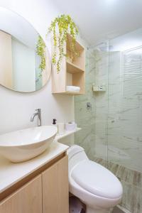 Bilik mandi di Edificio Comuna Loft