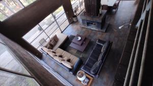 Posezení v ubytování Cabaña en Bosque Privado - Cabaña 1
