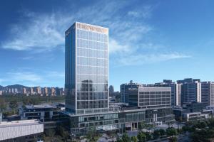 Nespecifikovaný výhled na destinaci Chu-čou nebo výhled na město při pohledu z hotelu