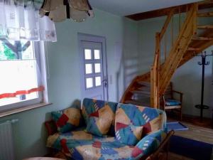 Posezení v ubytování Ferienhaus direkt am Naturpark und 3 Min zum Linstower See