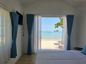 Postel nebo postele na pokoji v ubytování Villa Sea view