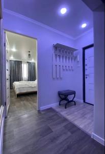 Ένα ή περισσότερα κρεβάτια σε δωμάτιο στο Abek Apartments
