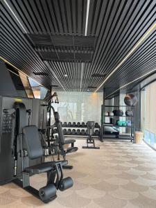 Fitness centrum a/nebo fitness zařízení v ubytování Arom Wongamat + 24 fotografií