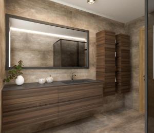 Koupelna v ubytování GARDEN SUITE appartment + 9 fotografií