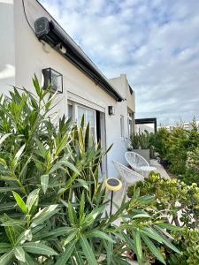 フエンヒロラにあるHigueron Studio apartment in Resort next Luxury SPAの白家