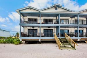 Bygningen som feriehuset ligger i