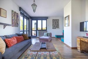 Χώρος καθιστικού στο Casa Carozzi